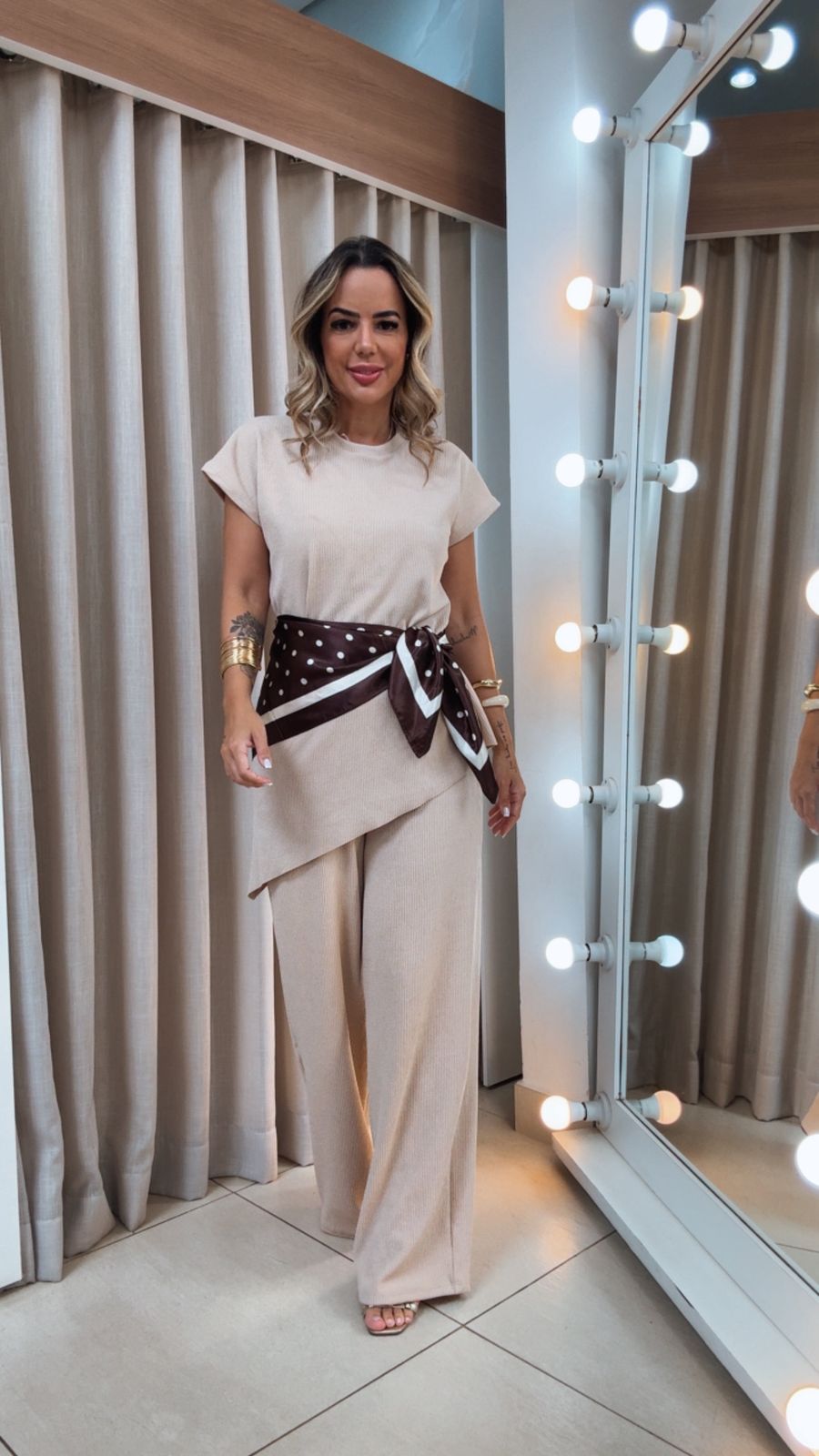 Conjunto Anaruga Lorena Nude – Thati Garuti Store Conjunto Anaruga Lorena Nude - Thati Garuti Store