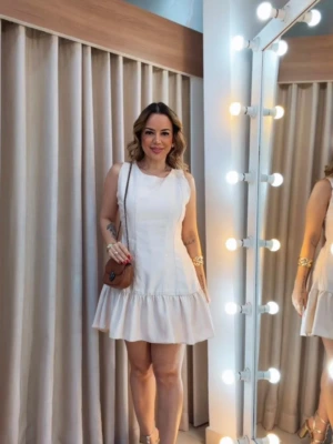 Thati Garuti Store - Vestido Macaquinho Virgínia Nude
