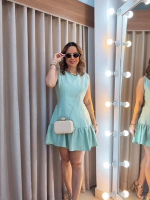 Thati Garuti Store - Vestido Macaquinho Virgínia Verde