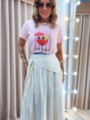 Thati Garuti Store - T-shirt Salucita Rosa